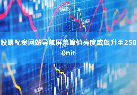 股票配资网站导航屏幕峰值亮度或飙升至2500nit