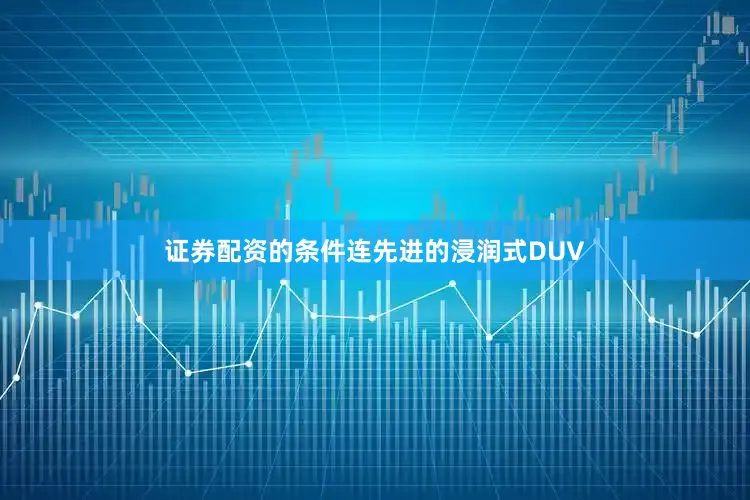 证券配资的条件连先进的浸润式DUV