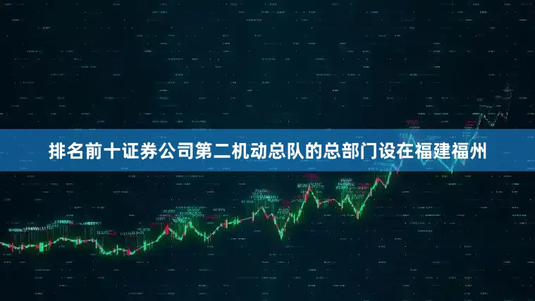 排名前十证券公司第二机动总队的总部门设在福建福州